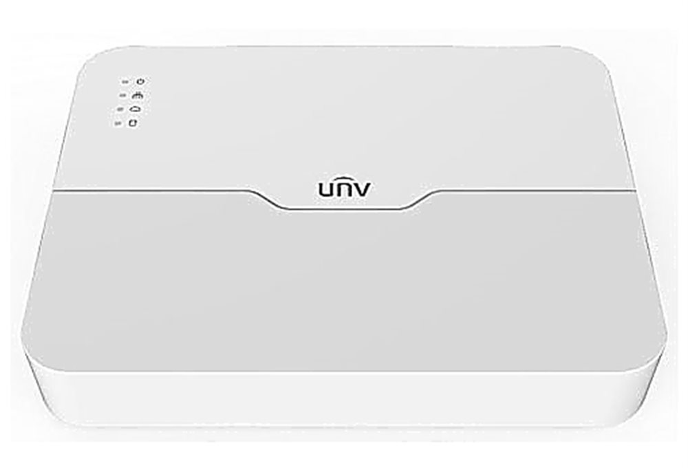 Видеорегистратор Uniview NVR301-16LX-P8, 16-канальный, 4K, 8×PoE, 1 SATA