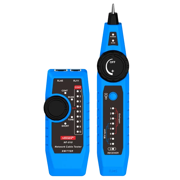 Тестер сетевых кабелей Noyafa NF-810, CAT5/CAT6, PoE 802.3at