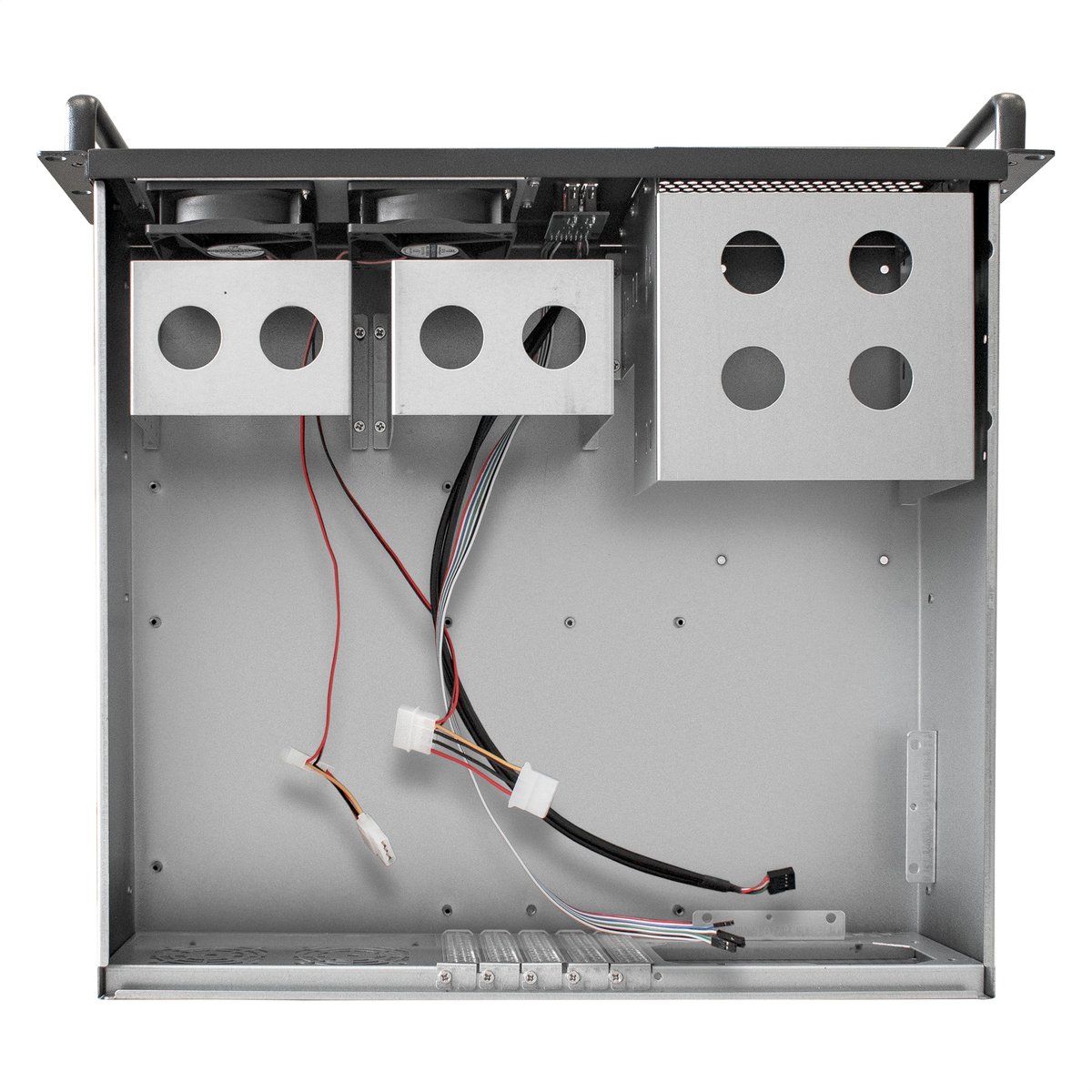 Корпус ExeGate Pro 3U390-08, RM 19", 3U, глубина 390 мм, без БП, USB