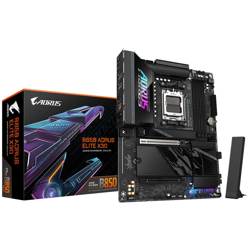 Материнская плата AORUS B850 AORUS ELITE X3D, AM5, DDR5, ATX