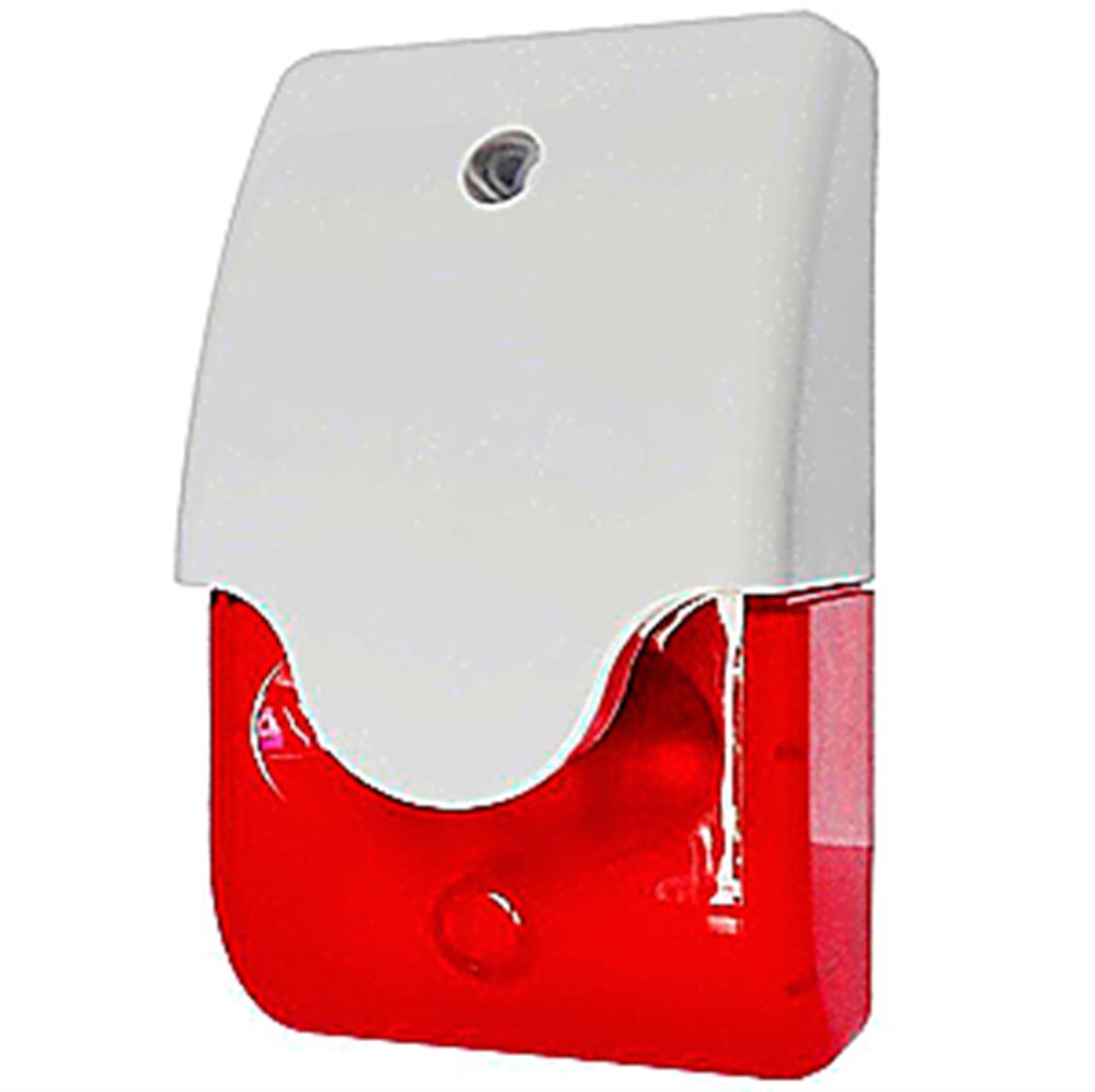 Оповещатель светозвуковой Smartec ST-AA020LS-RD, 12В, 102 дБ