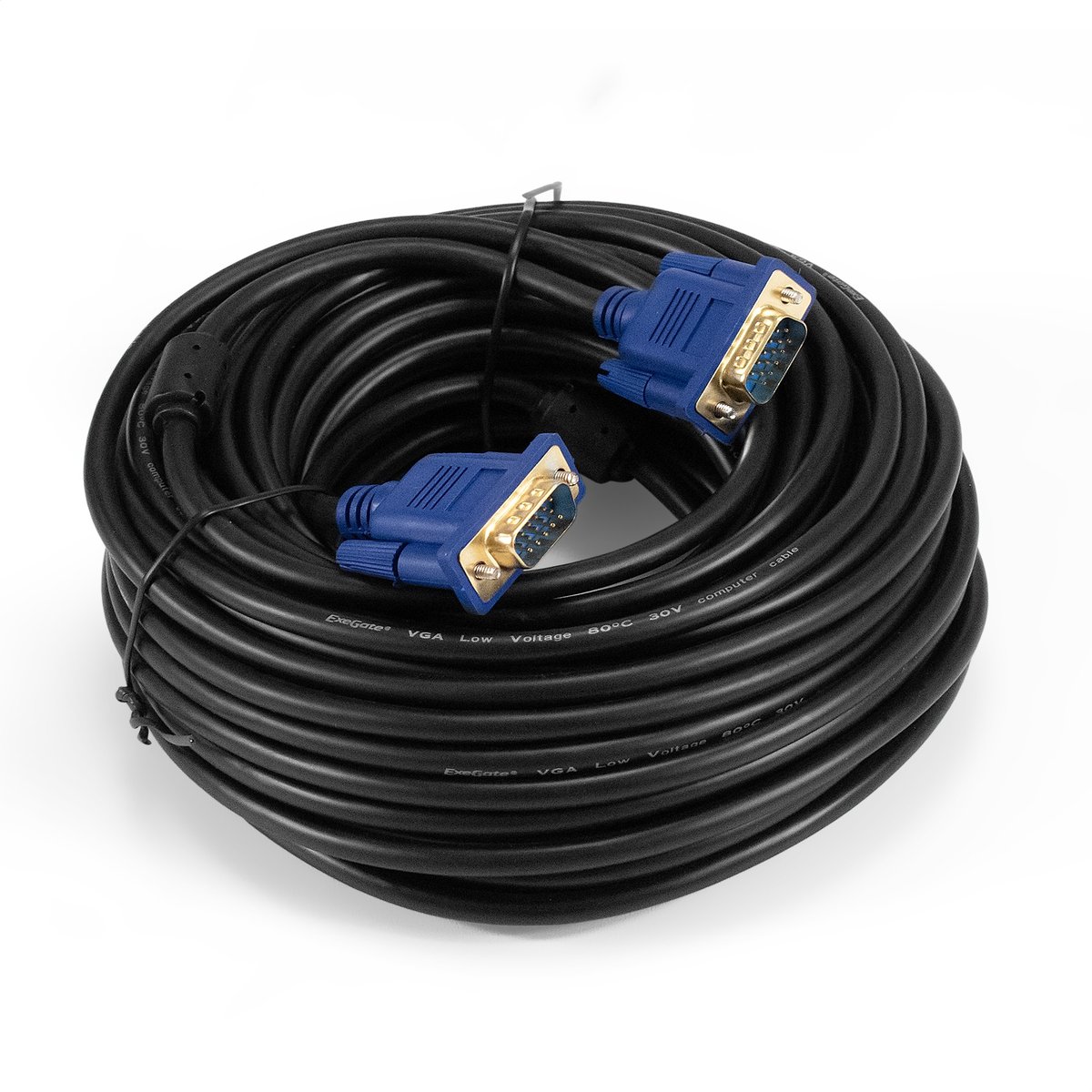 Кабель VGA ExeGate EX294728RUS, 30м, экранированный