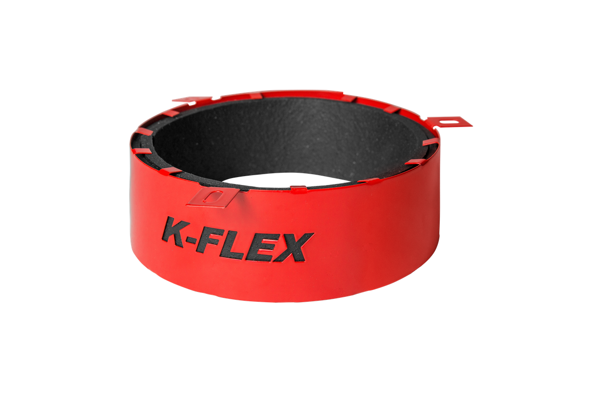 Муфта противопожарная K-FLEX K-Fire Collar R85CFGS00040, Дн40, металл, красная