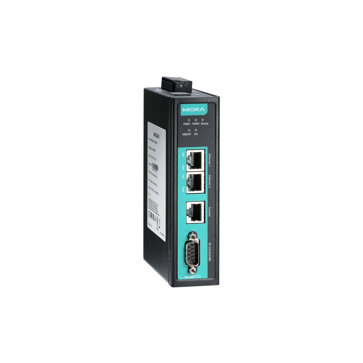 Преобразователь интерфейсов MOXA MGate 5103, Modbus RTU/ASCII/TCP/EtherNet/IP в PROFINET, 1 порт