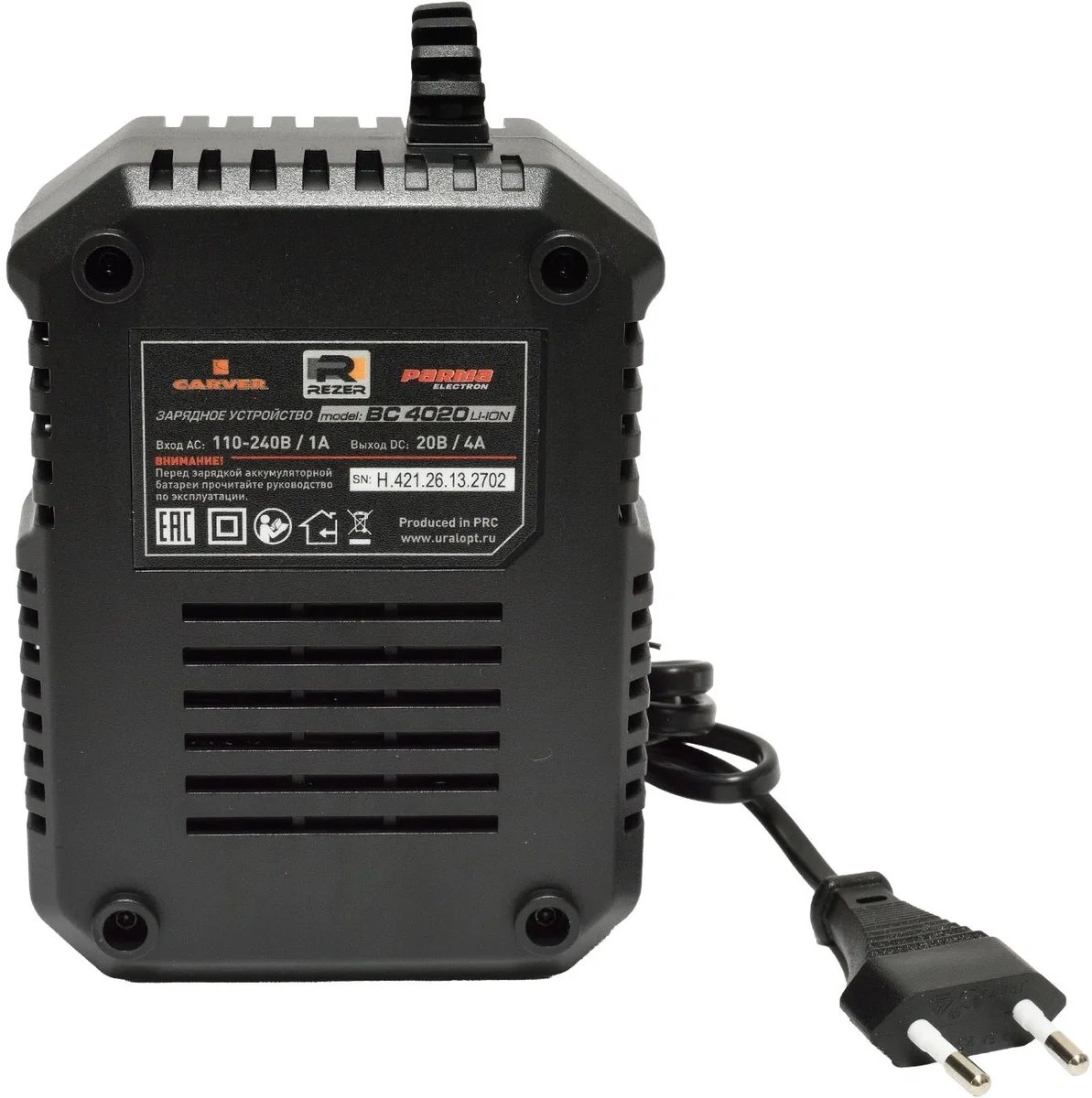 Зарядное устройство Парма Electron Bc4020, Li-Ion, 21 В, быстрая зарядка