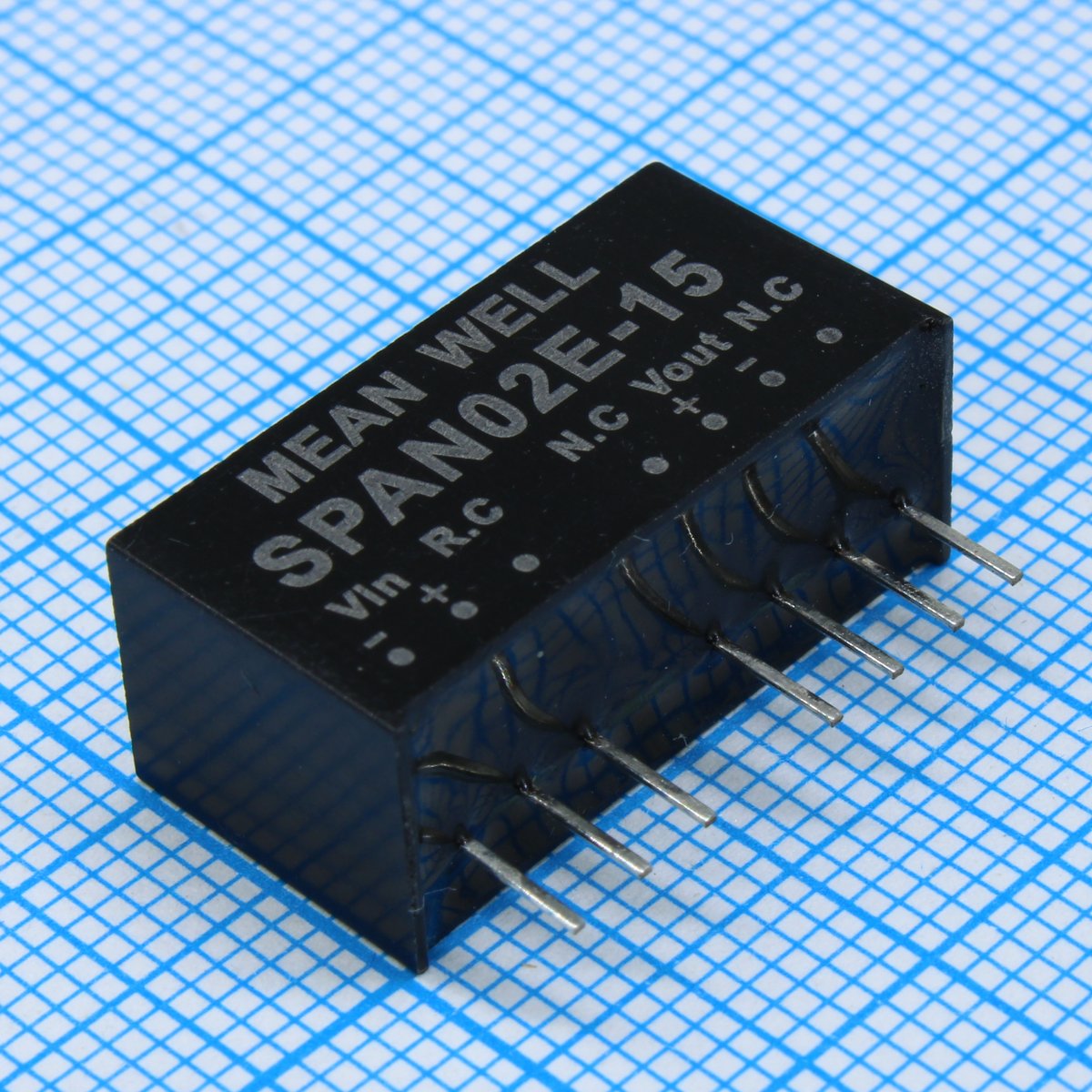 Преобразователь DC-DC Mean Well SPAN02E-15, 2Вт, на плату
