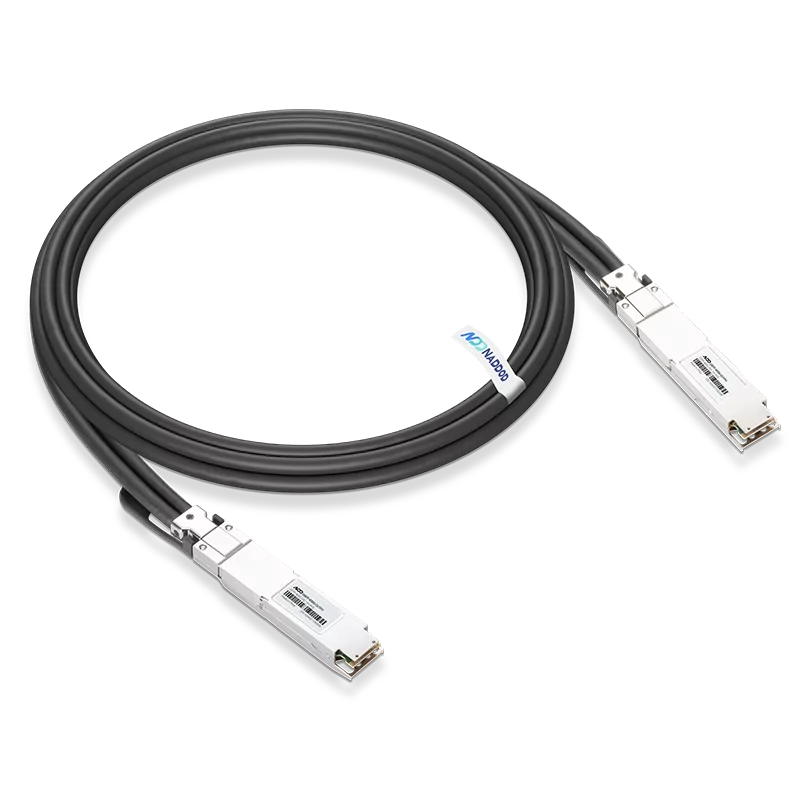 Кабель NADDOD 1m (3ft) NVIDIA/Mellanox Compatible 400G DAC OSFP RHS/Flat Top 4x100G PAM4 to OSFP RHS/Flat Top 4x100G PAM4 InfiniBand NDR Passive Direct Attach Copper Cable