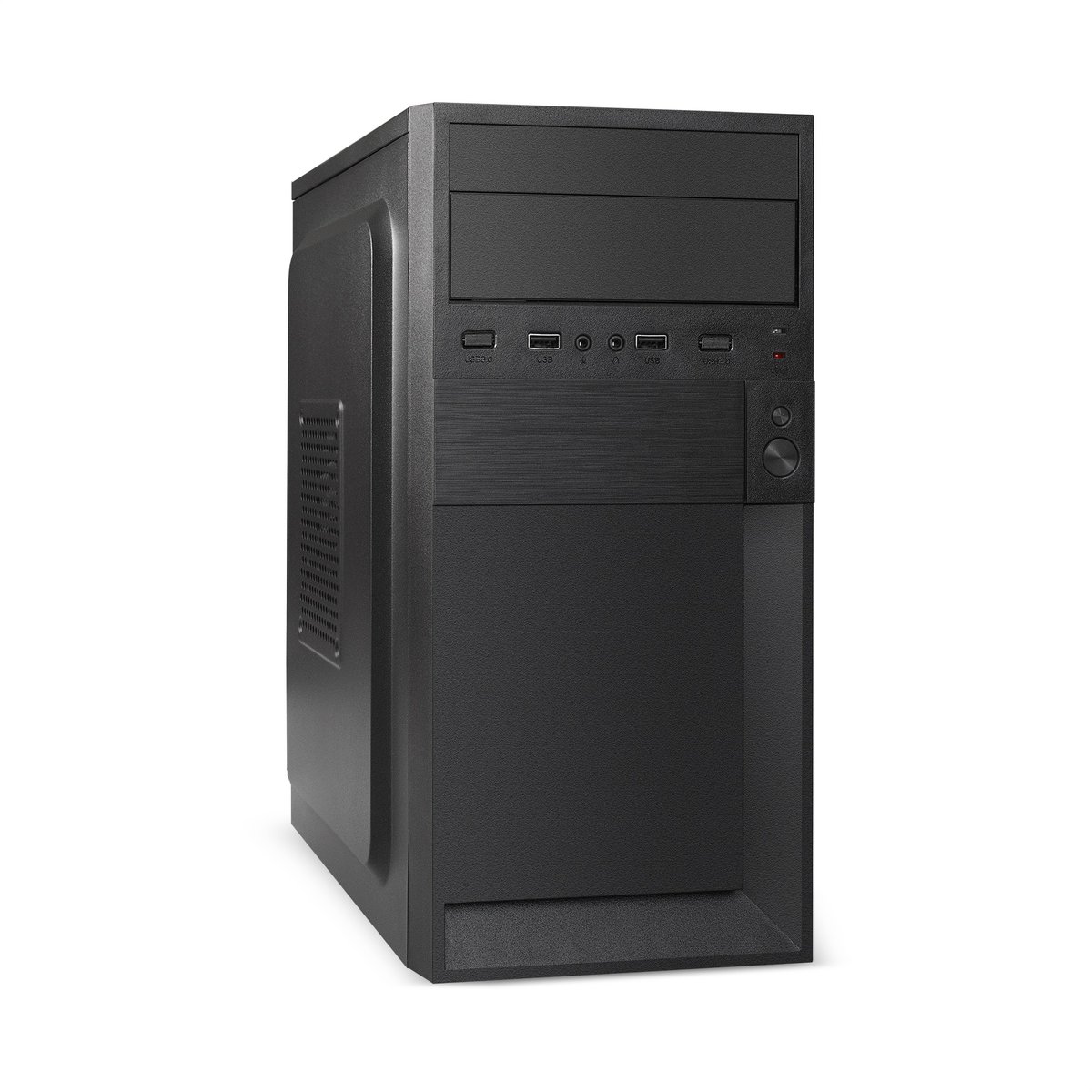 Корпус ПК ExeGate 299177, Minitower, mATX, БП 500Вт, 2×USB