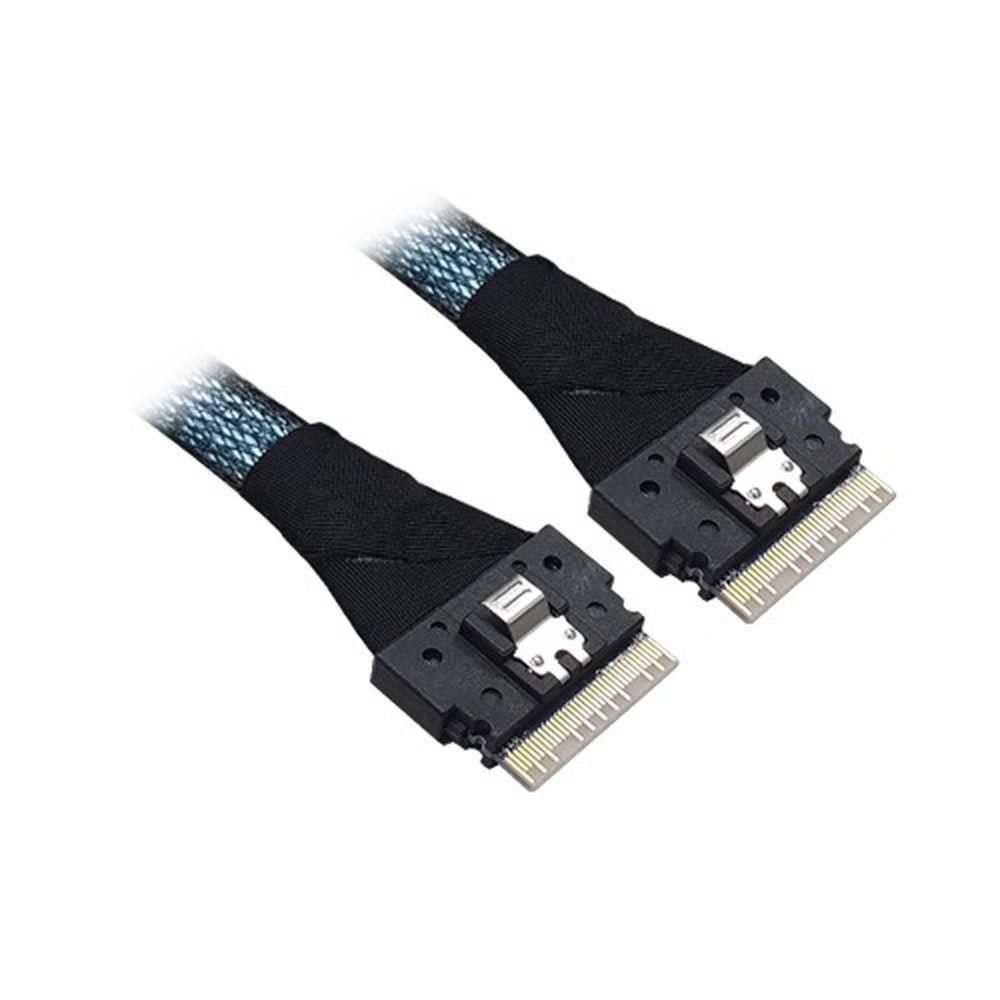 Кабель ACD MD-6710077-20 Slimline SASx8 (SFF8654) — Slimline SASx8, 0.2 м, 12 Гбит/с