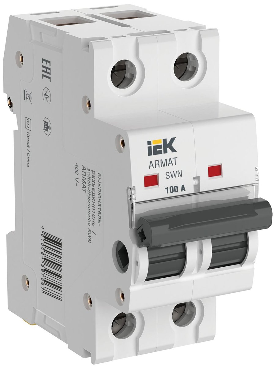 Выключатель-разъединитель IEK AR-SWN-2-100, 2P, 100А