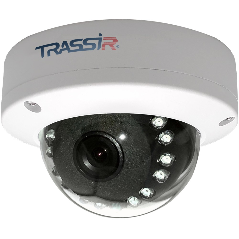 IP-камера Trassir TR-D4D5 v3 3.6, 4Мп, объектив 3.6мм, WDR 120дБ
