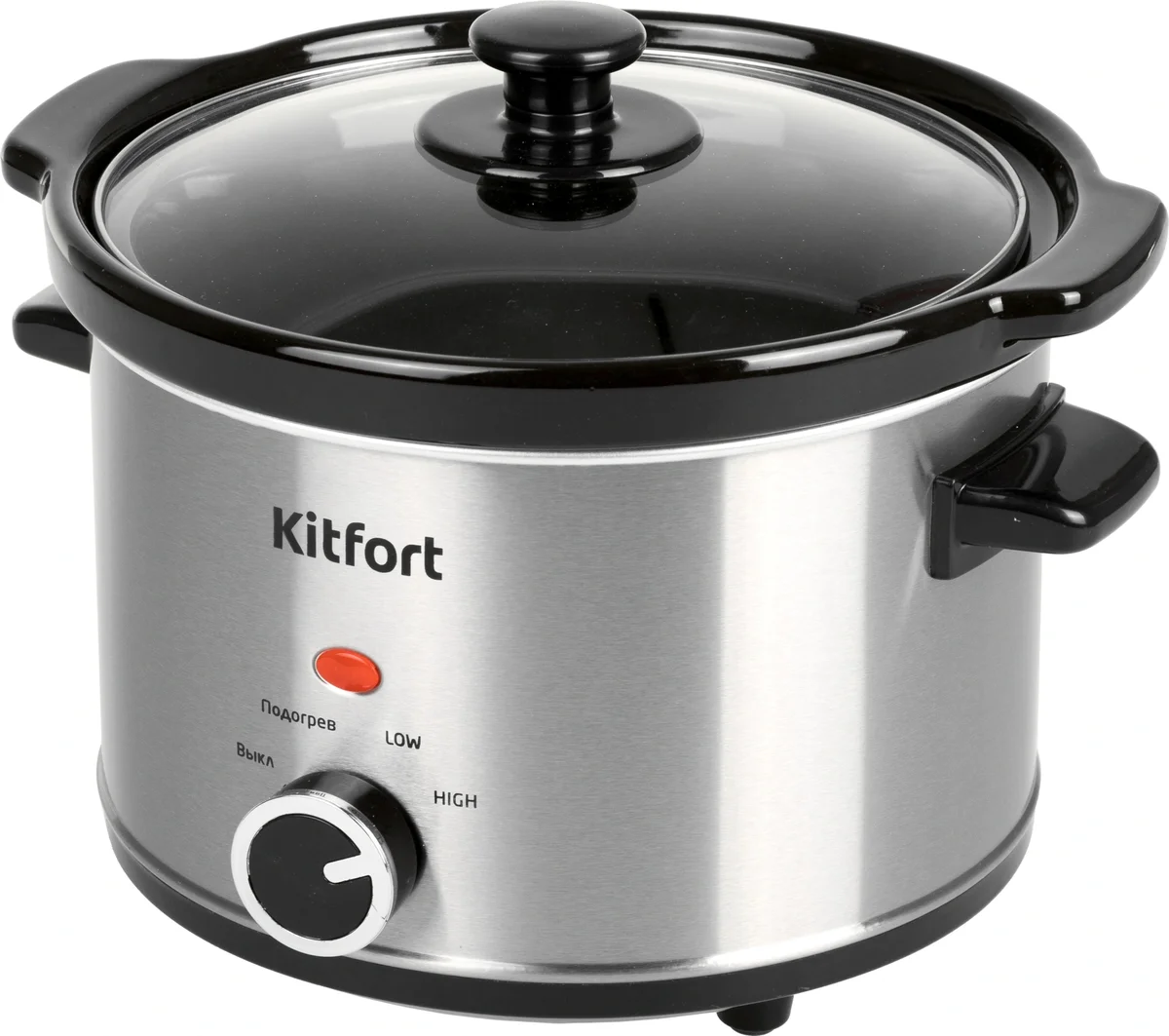 Медленноварка Kitfort КТ-206, 2.5 л, 160 Вт