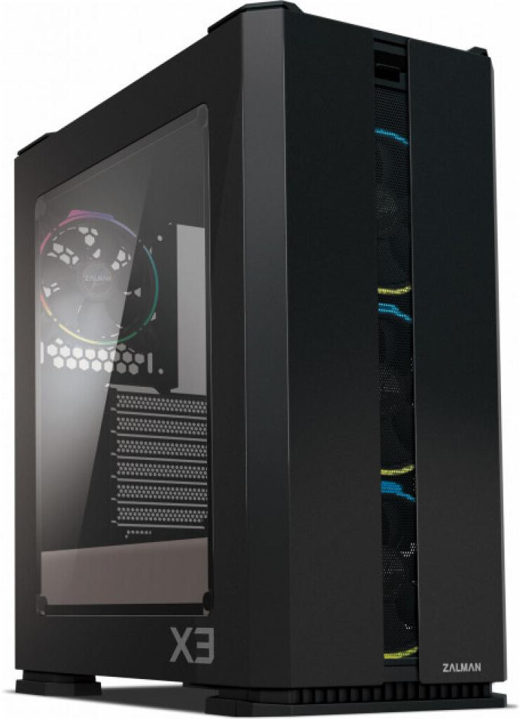 Корпус ПК Zalman X3 Black, ATX, Midi-Tower, 2×USB3.0, 2×USB2.0