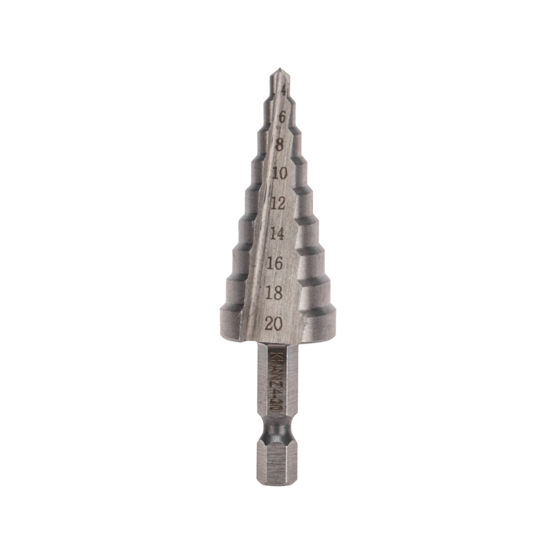 Сверло ступенчатое REXANT KR-12-6601, 4-20 мм, 76 мм, HSS-TiN