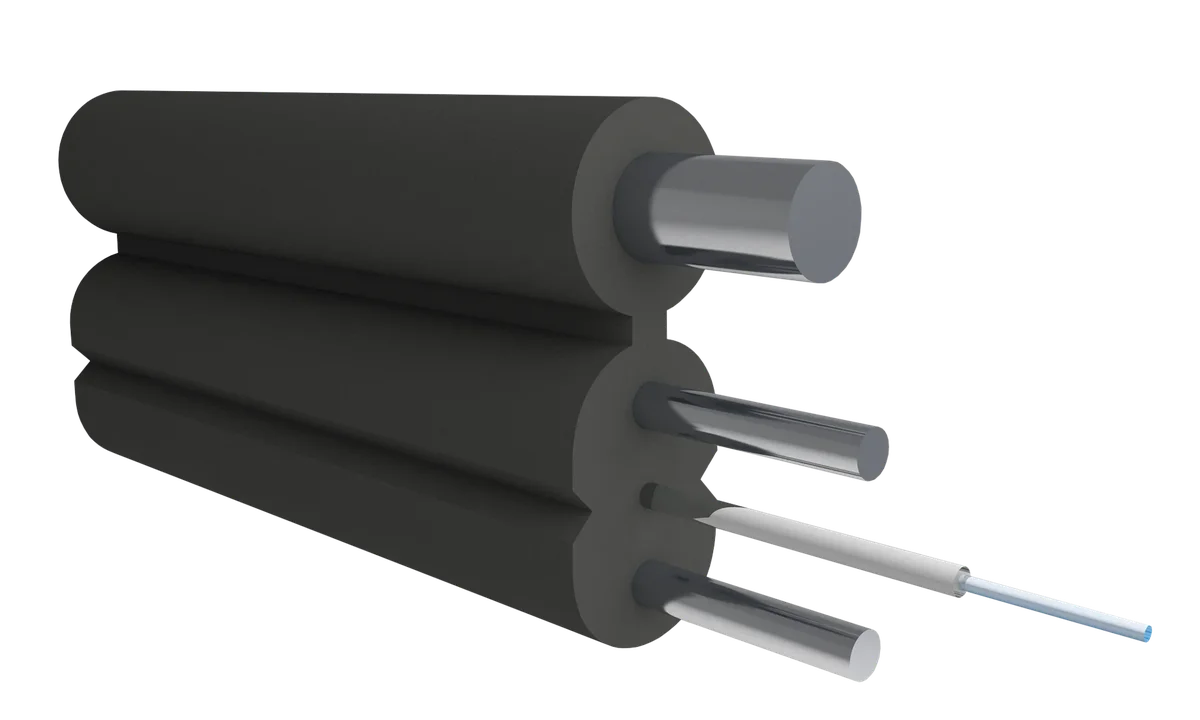 Кабель оптический B-OptiX BO-FTTH-S3-1, 1 волокно, со стальной проволокой
