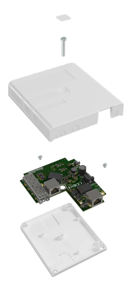 Инжектор MikroTik GPEN21, Gigabit Passive PoE, SFP