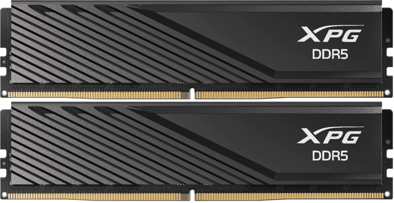 Модуль памяти A-DATA LANCER AX5U6000C2816G-DTLABBK, DDR5 DIMM 32 ГБ (2×16 ГБ), 6000 МГц, 28-36-36, 1.4 В