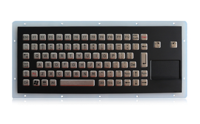 Клавиатура KEY TECHNOLOGY K-TEK-B255TP-FN-UT-BT-DWP-US/RU-USB, антивандальная, IP65