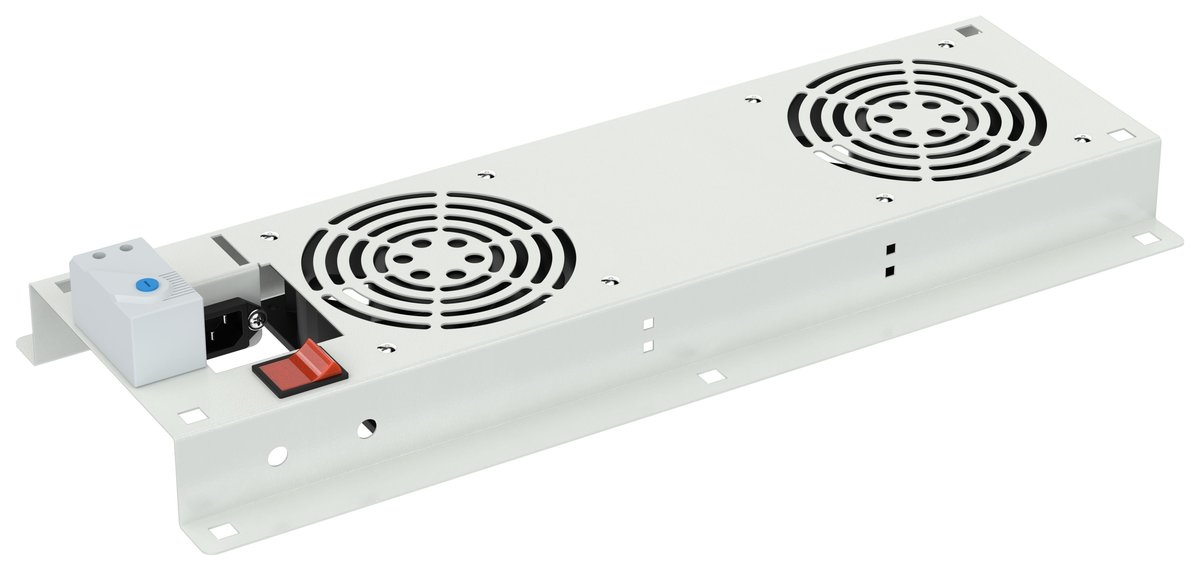 Вентиляторная панель ITK FM35-22M, 2 вентилятора, 230 В, 19", IP20