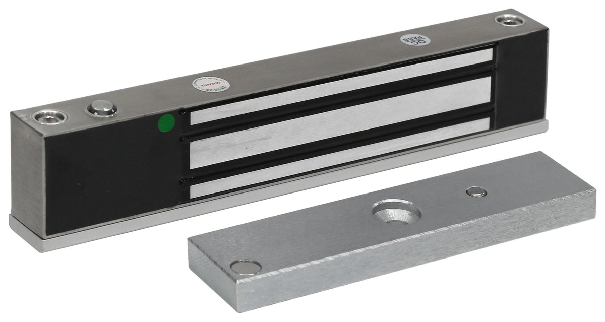 Замок Smartec ST-EL143DLW-SS, электромагнитный, 140-150 кг, IP68, нерж. сталь