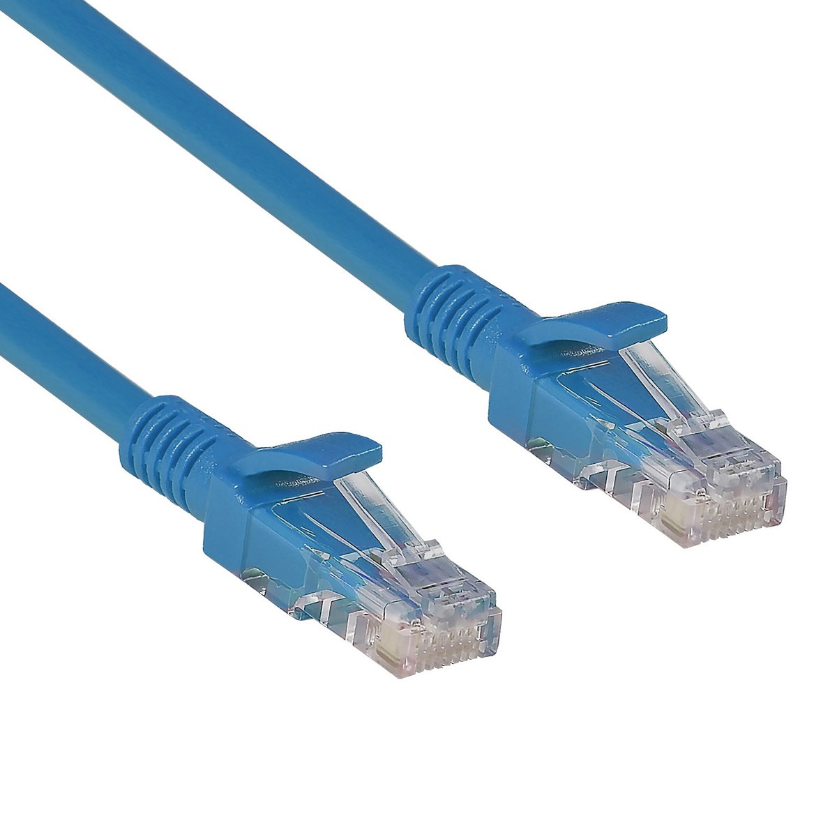 Патч-корд ExeGate EX282024RUS, UTP кат.6, 0.5м, RJ45, синий