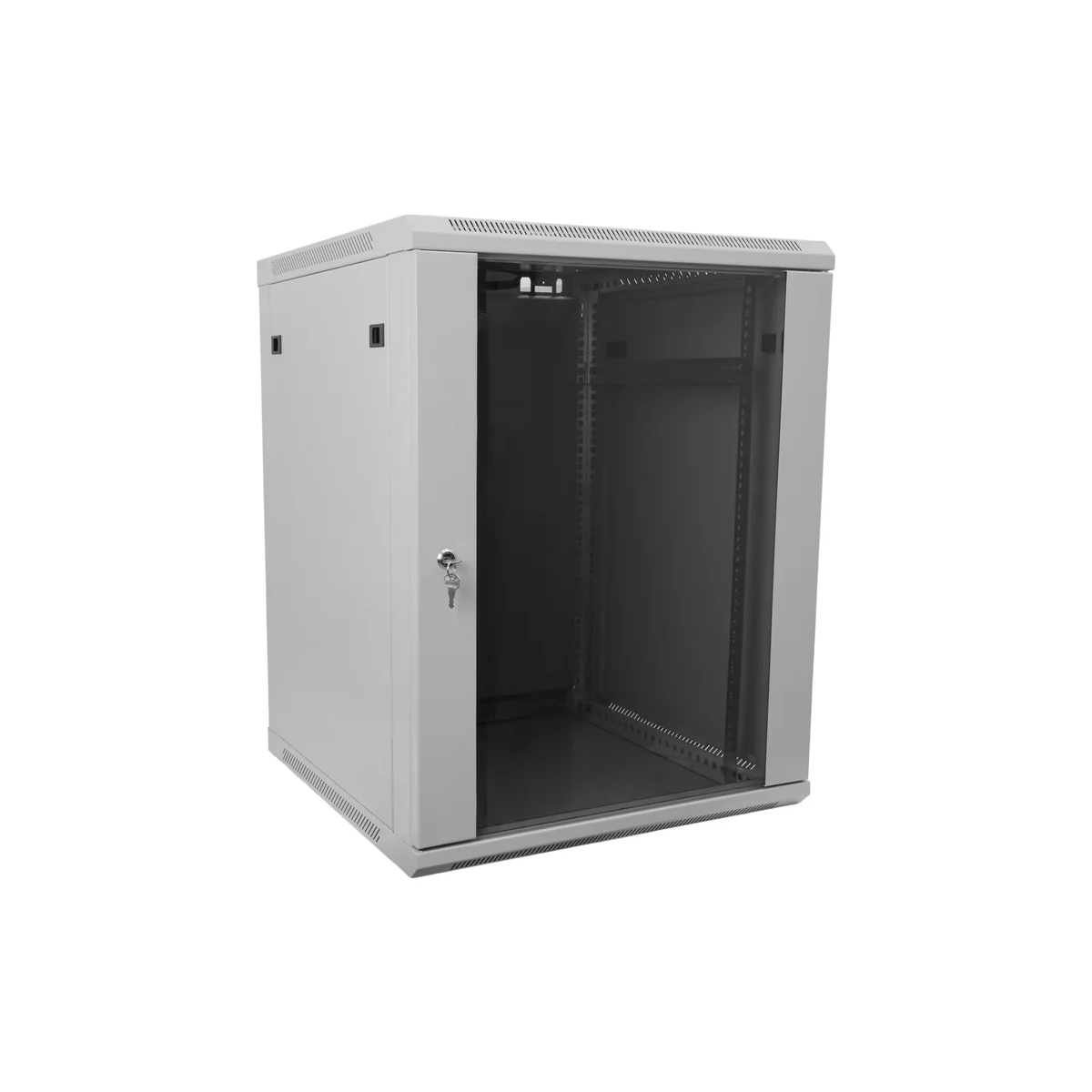 Шкаф телекоммуникационный SNR SNR-TWC-15-SF-R-GD, 15U, 600×600мм, серый, стекло