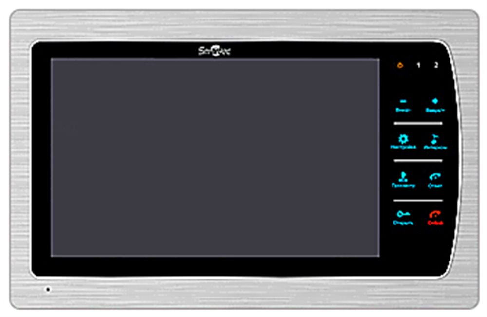 Монитор Smartec ST-MS307M-SL, 7", видеодомофон, 4-проводной, серебристый