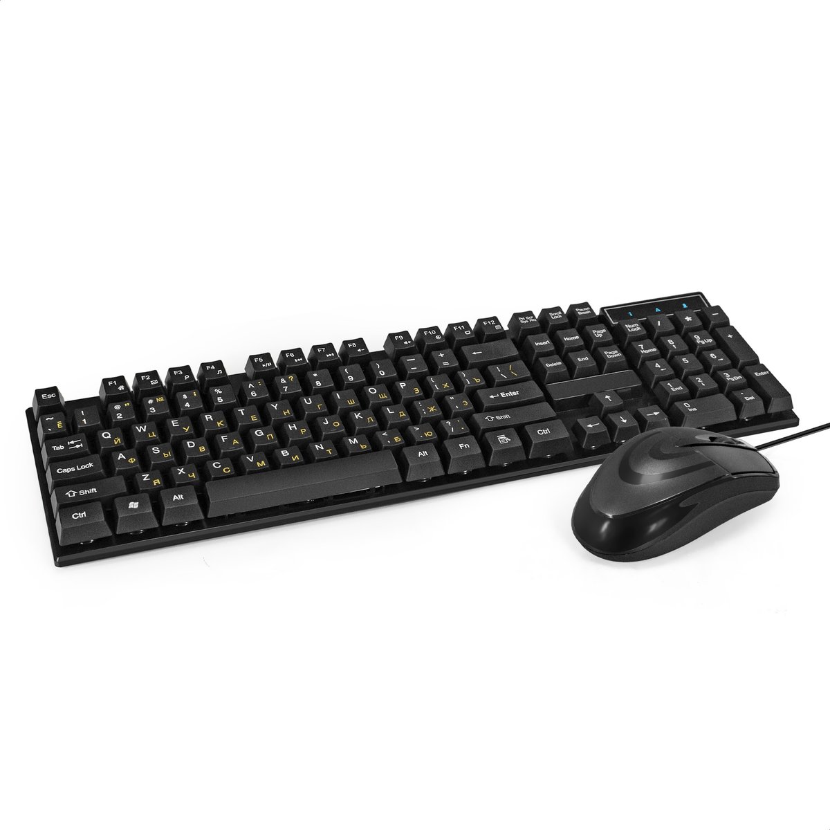 Комплект ExeGate Professional Standard Combo MK110-OEM, клавиатура 104 кл. + мышь 1000 DPI, USB