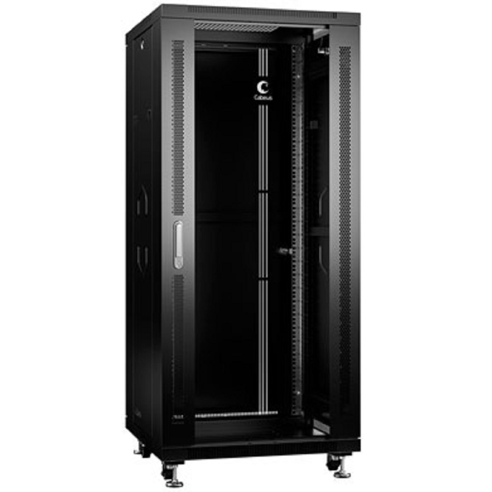Шкаф монтажный Cabeus SH-05C-27U60/100-BK, 27U, 600x1000 мм, черный