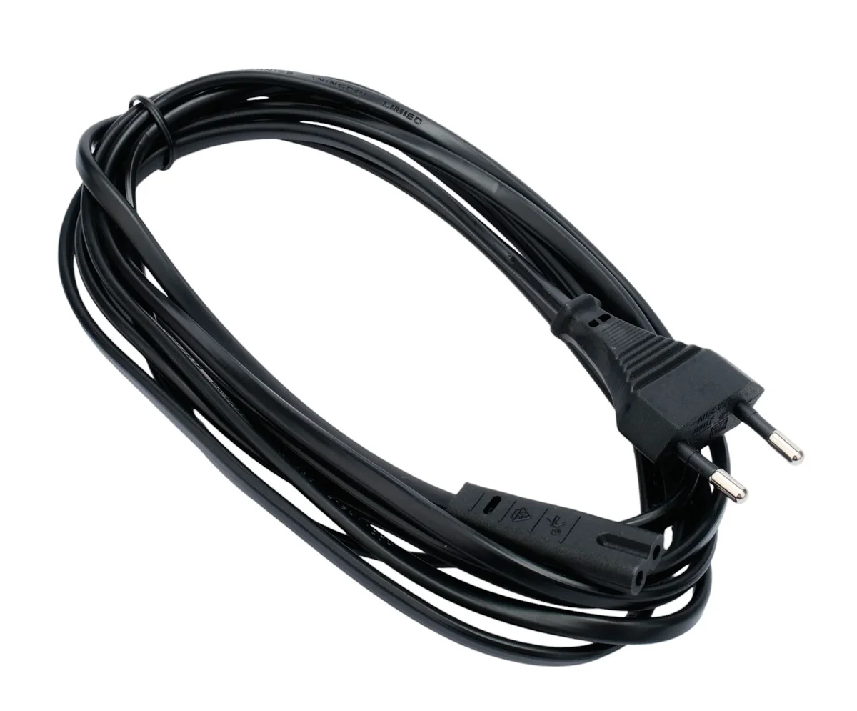 Кабель питания Cablexpert PC-184-VDE-3M, CEE 7/16–C7, 2x0,75 мм², 2,5 А, 3 м