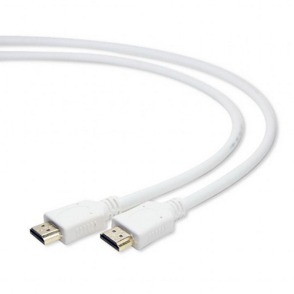 Кабель HDMI Cablexpert CC-HDMI4-W-10, HDMI 19M–19M, v2.0, 3 м, белый
