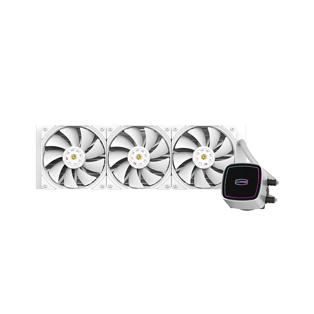 Система охлаждения PcCooler DE360 WH, 360 мм, 3×120 мм, TDP 310 Вт, ARGB, белая