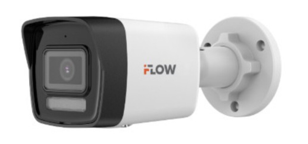IP-камера IFLOW F-IC-1142M(E)(4mm), 4Мп, уличная, цилиндрическая