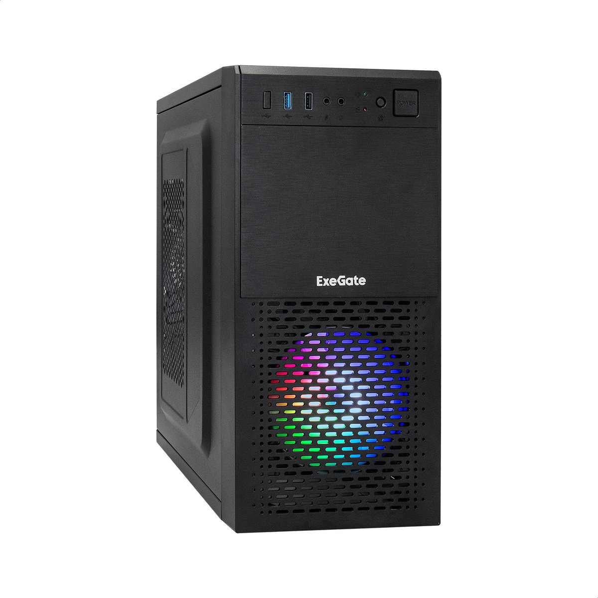 Корпус ExeGate EX296391RUS, Minitower, mATX, БП 600Вт, USB 3.0
