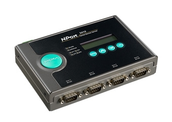 Преобразователь MOXA NPort 5410, 4×RS-232 в Ethernet, 10/100BaseT(X)