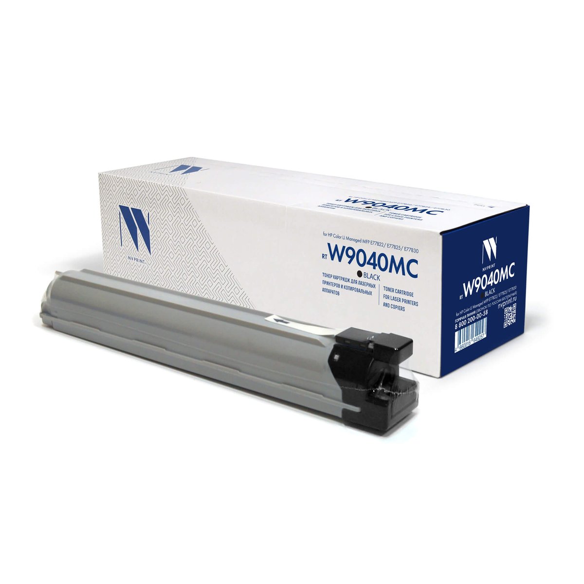 Картридж NV Print NV-W9040MCBk, Black, для HP, 34000стр
