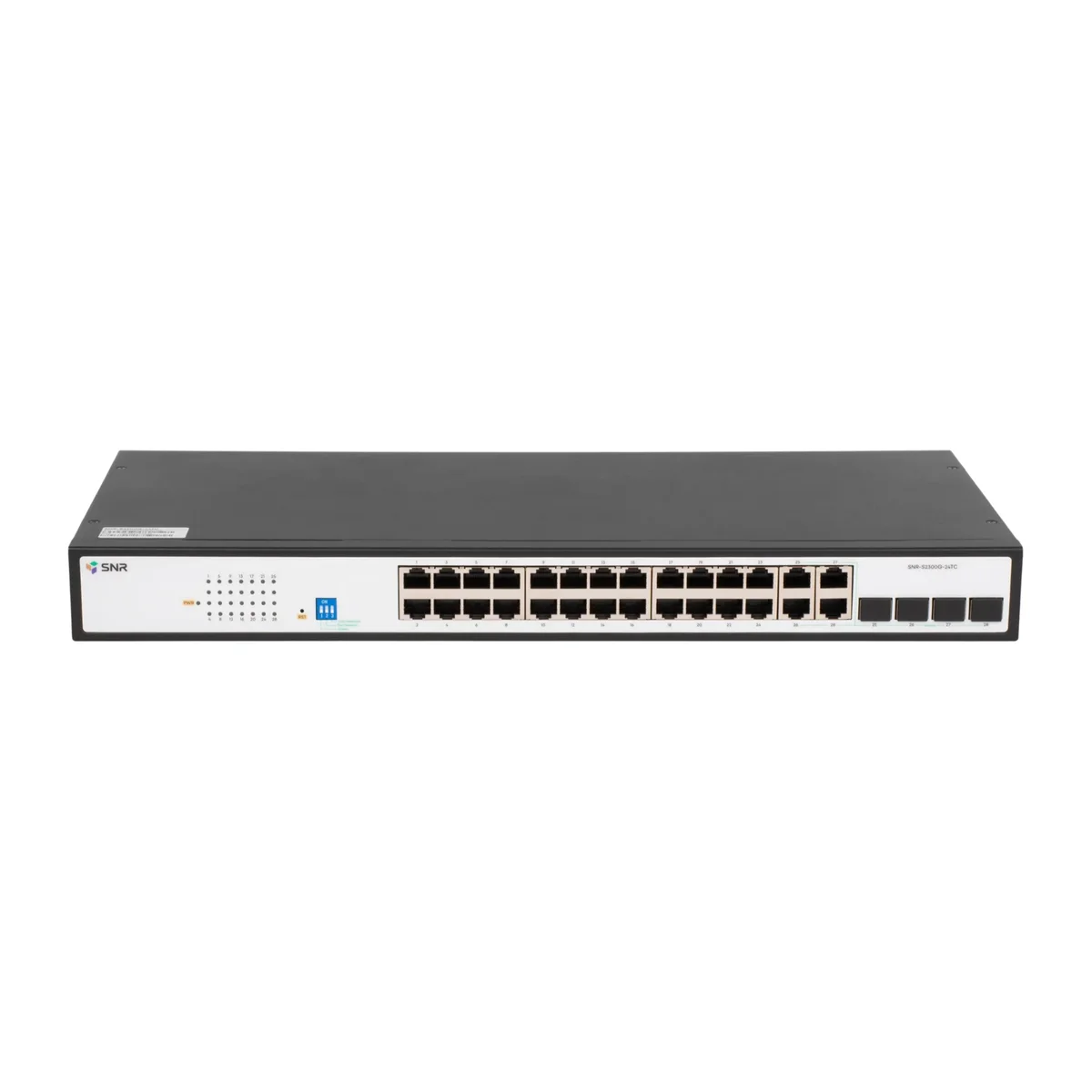 Коммутатор SNR SNR-S2300G-24TC, L2 Web Smart, 24×1GbE, 4 combo