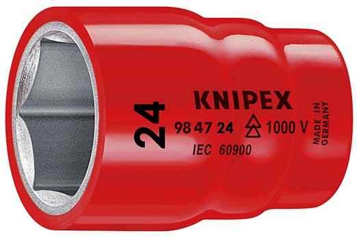 Головка торцевая Knipex KN-984724, VDE 1000V, 1/2", 24 мм
