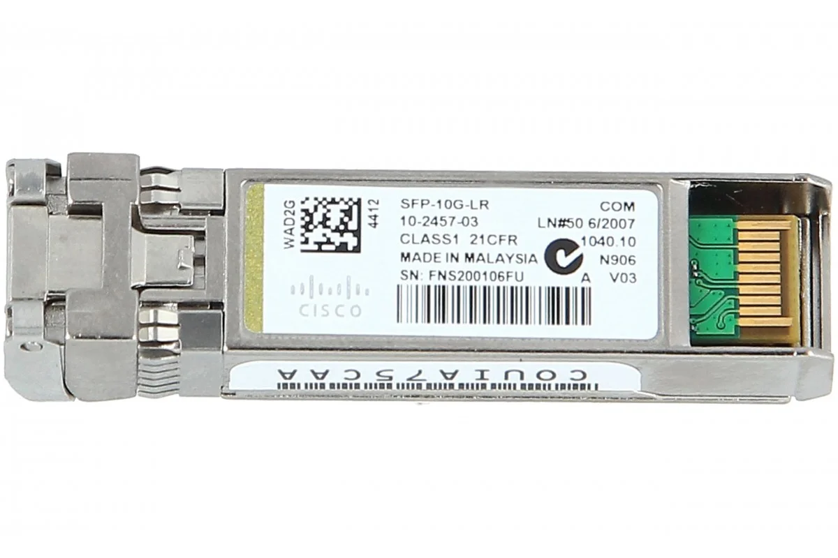 Модуль оптический Cisco SFP-10G-LR, SFP+, 10GBASE-LR, SMF, 10 км