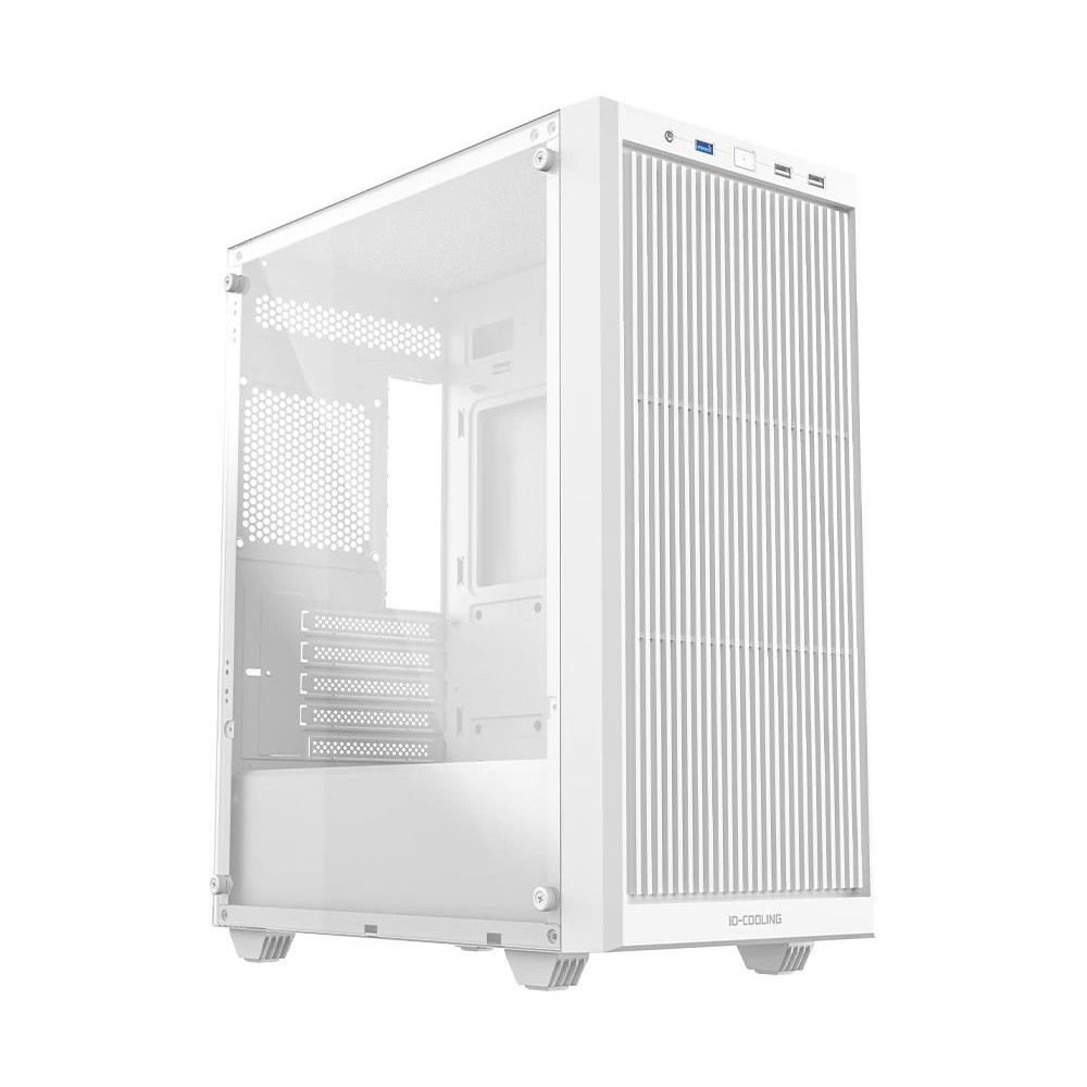 Корпус ID-Cooling WARE 300 White, mATX, закаленное стекло, без БП