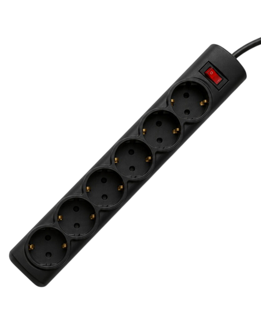 Сетевой фильтр PROGIX PG647, 6 розеток Schuko, кабель 5 м, 3500 Вт