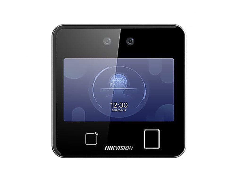 Терминал доступа Hikvision DS-K1T642MF, лицо/отпечаток/Mifare, 6000 лиц, TCP/IP