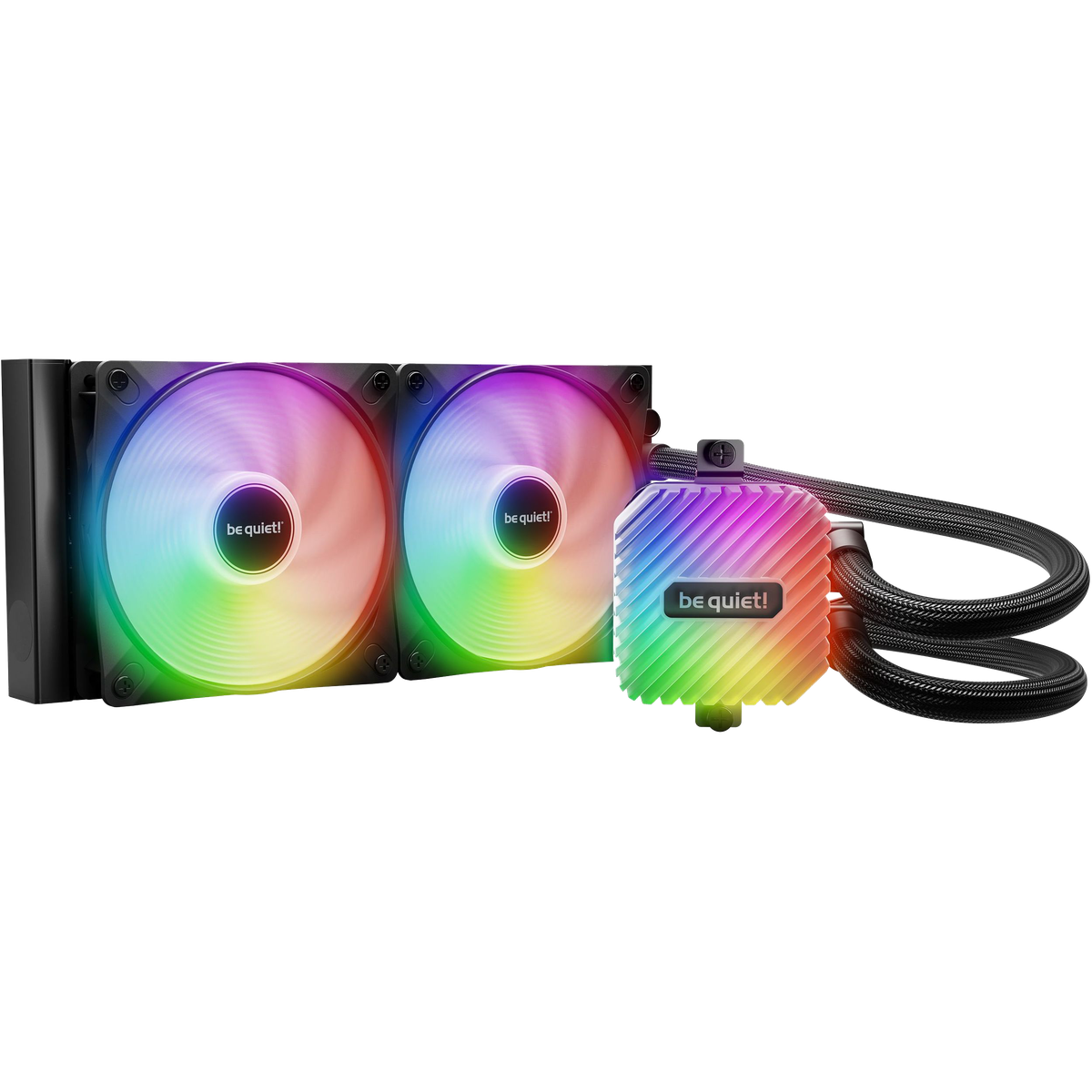 СЖО be quiet! LIGHT LOOP 240mm BW020, 250 Вт, 2×120 мм, ARGB