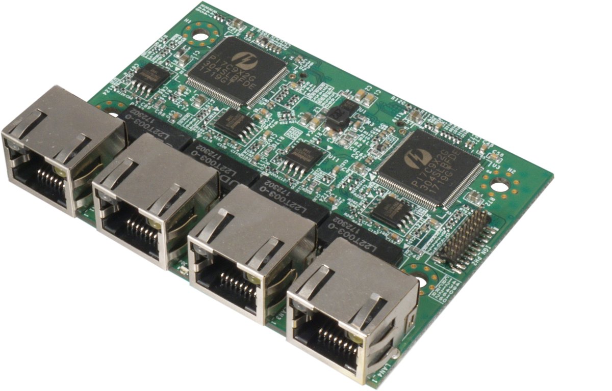 Модуль Cincoze CMI-LAN01/UB0912, 4×GbE LAN, универсальный кронштейн