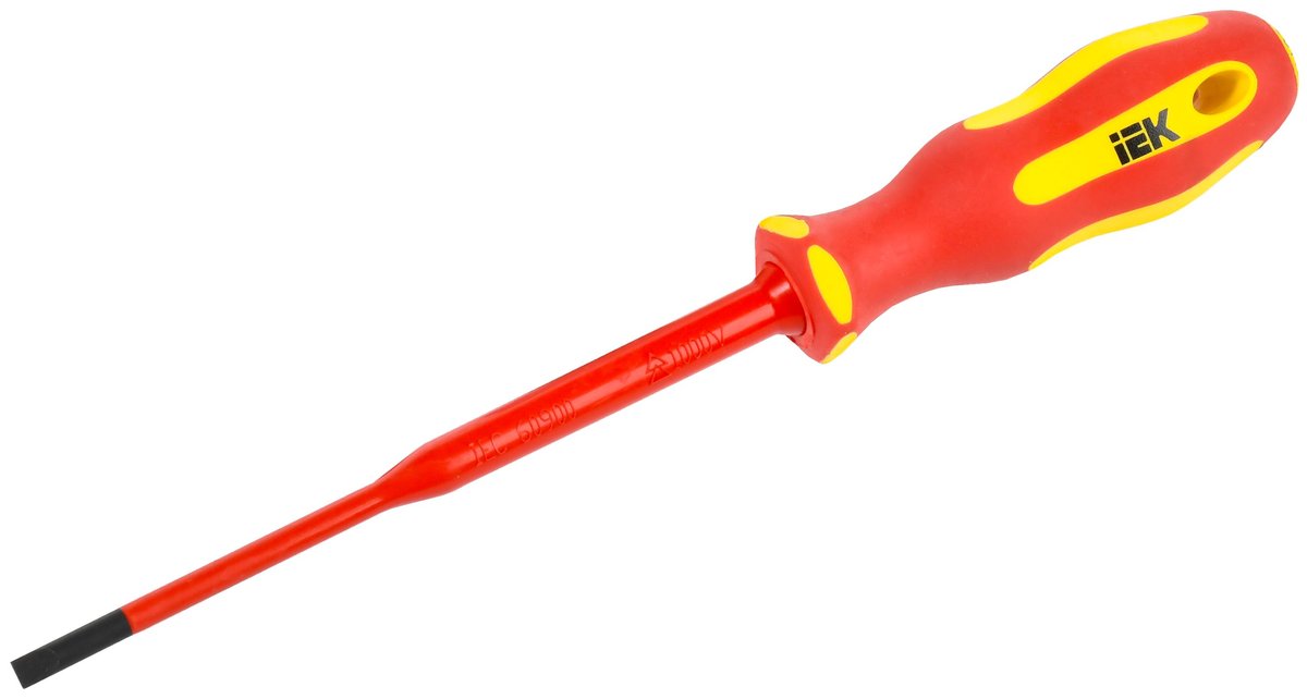 Отвертка IEK ARMA2L 5 A2L5-SC31-T2-SL-35-100, диэлектрическая SLIM, SL3,5×100, Т2