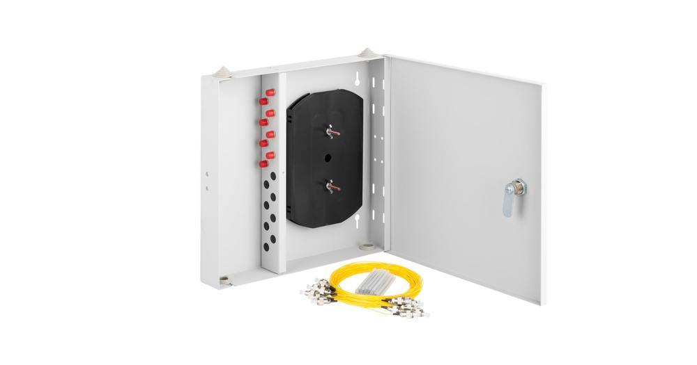 Оптический кросс NIKOMAX ESSENTIAL NMF-WP08FCUS2-IP-ES-GY, 8×FC/UPC, SM