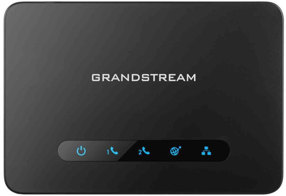 VoIP-шлюз Grandstream HT-812, 2×FXS, 2 линии, 1×WAN 1 Гбит/с