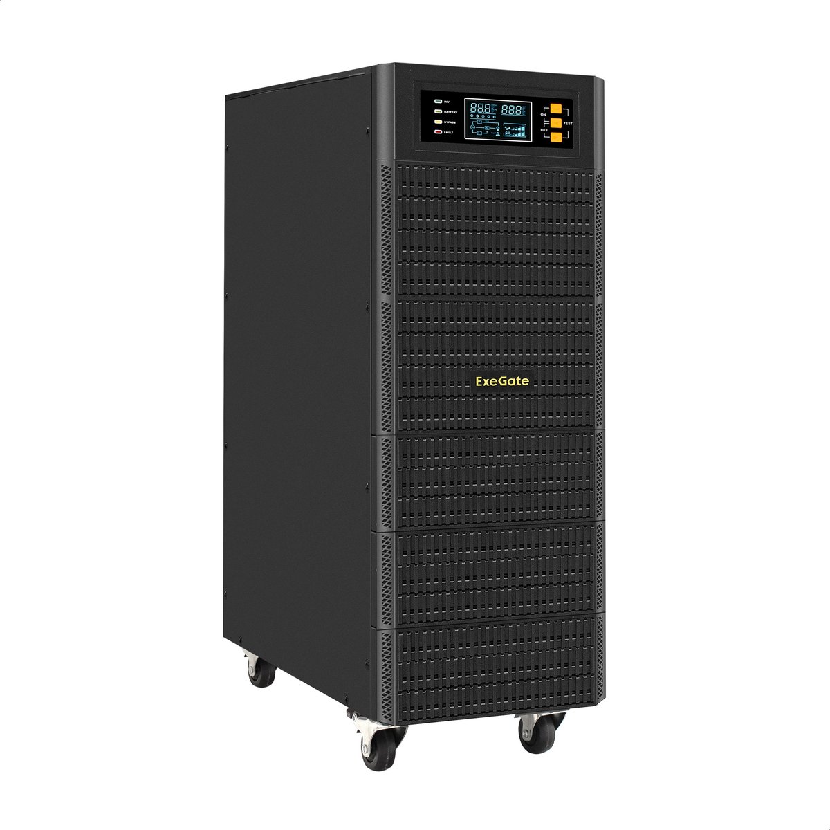 ИБП ExeGate EX296951RUS, 6000VA/6000W, On-Line, PF=1, LCD, Tower