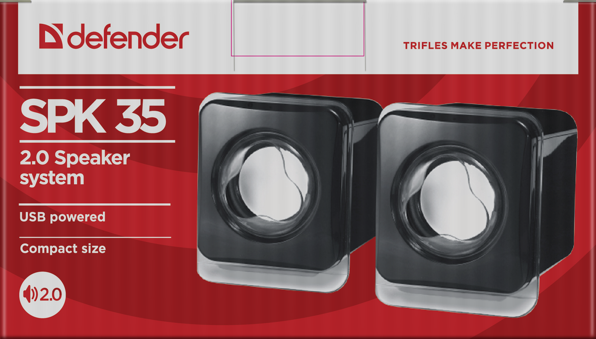 Колонки Defender 65635, 2×2.5Вт, USB