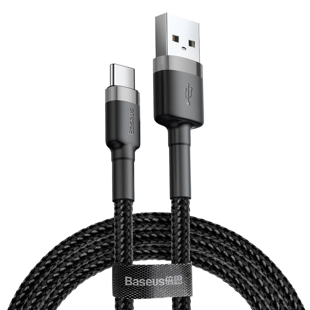 Кабель Baseus Cafule CATKLF-UG1, USB-A–USB-C, 2A, 3м